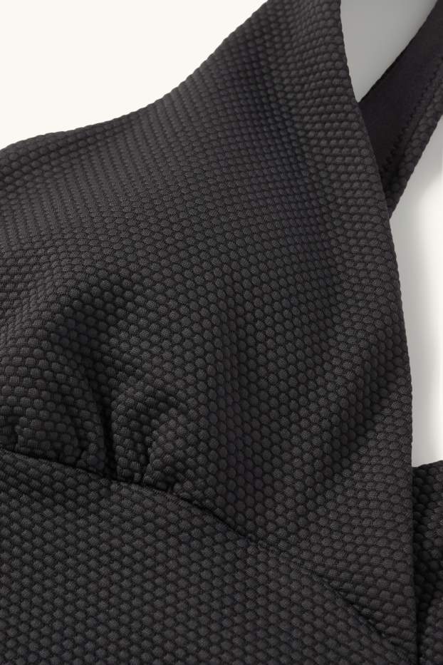 Dona - Banyador - enconxat - LYCRA® XTRA LIFE™ - texturat - negre