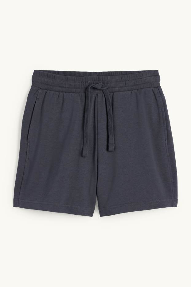 Femmes - Short en molleton - gris foncé
