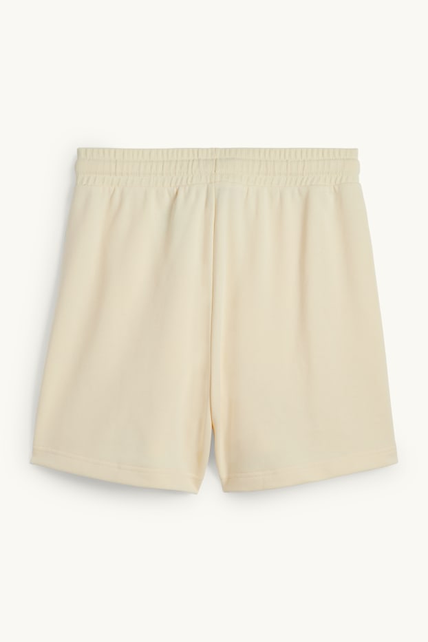 Femmes - Short en molleton - jaune clair