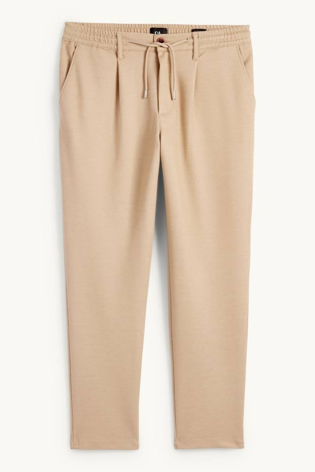 Herren - Chino - Tapered Fit  - sandfarben