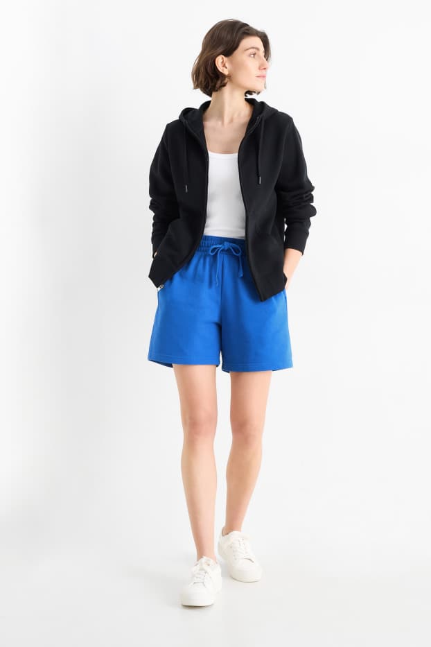 Femmes - Lot de 2 - shorts basiques en molleton - bleu