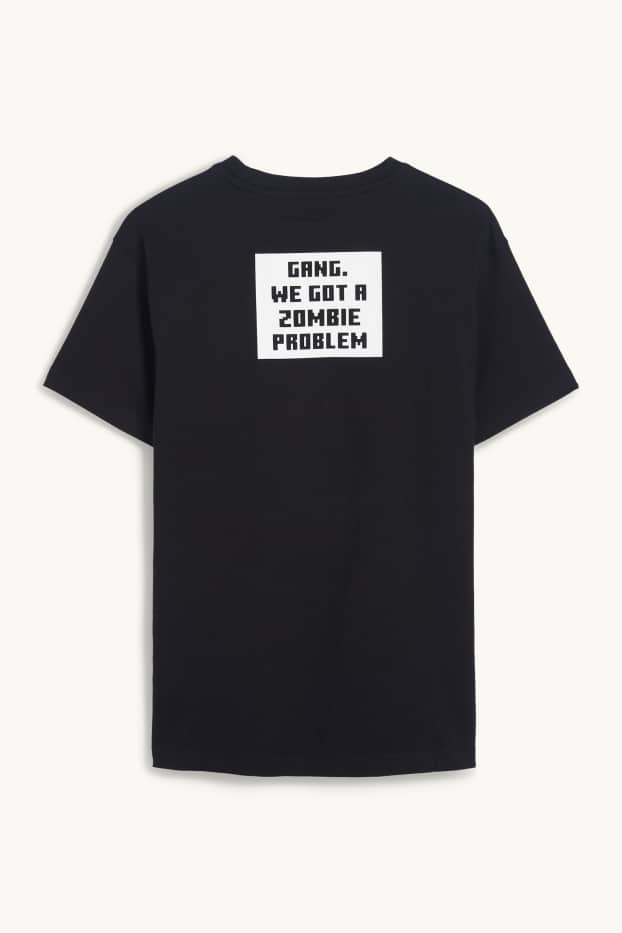 Kinderen: jongens - Minecraft - T-shirt - zwart