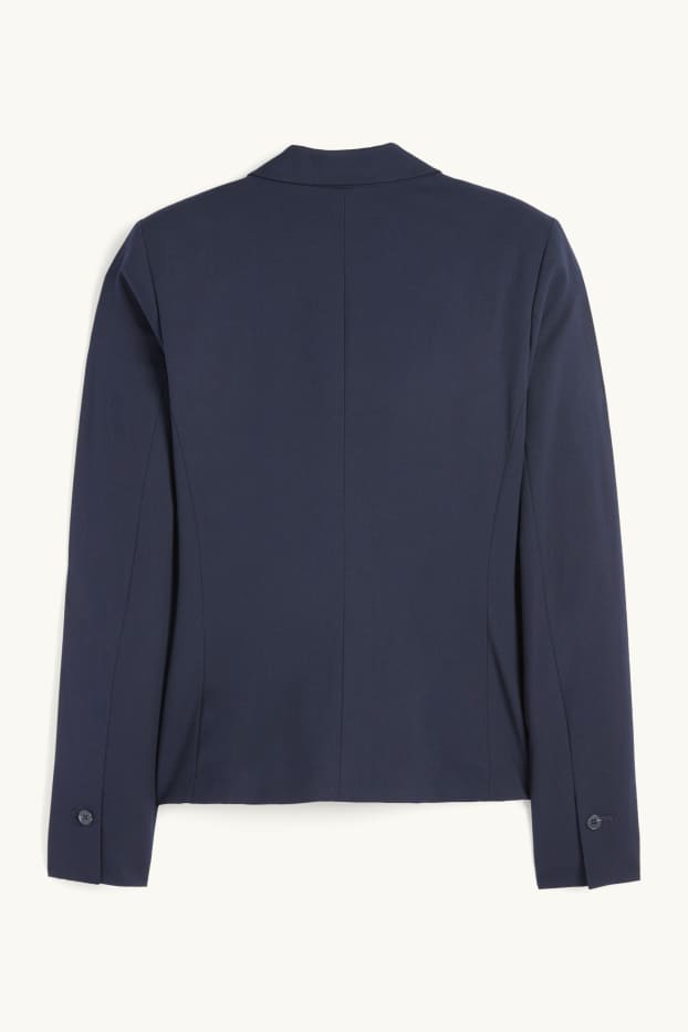 Femei - Blazer office - cambrat - albastru închis