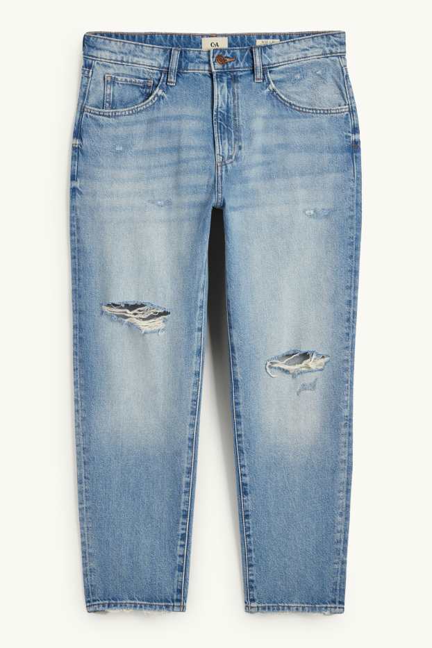 Men - Relaxed tapered jeans - blue denim