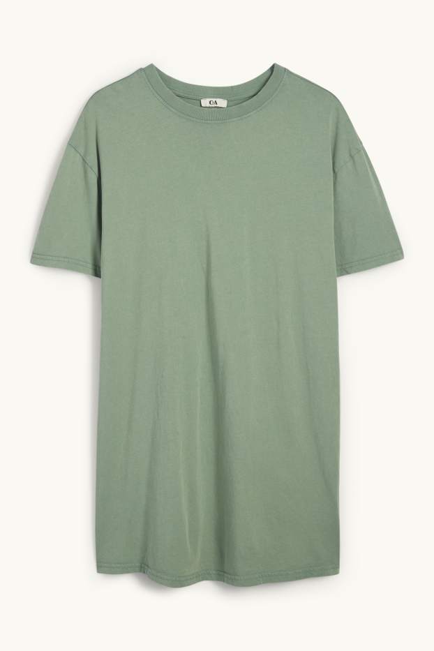 Dona - Vestit estil samarreta - verd