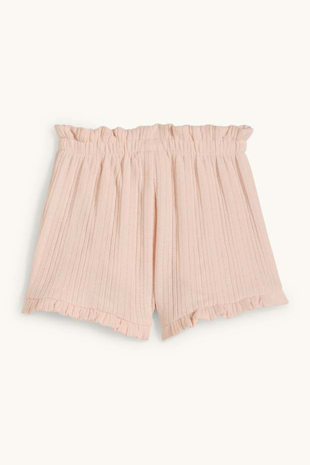 Baby Mädchen - Baby-Shorts - rosa