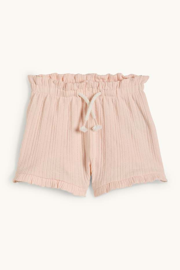 Baby Mädchen - Baby-Shorts - rosa