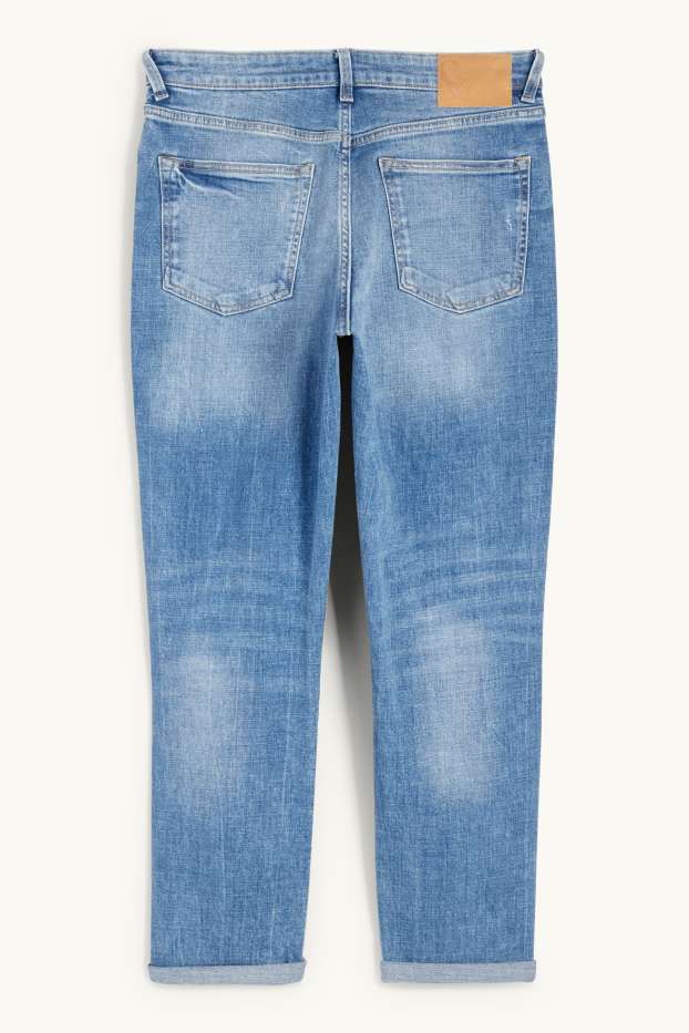 Dámské - Boyfriend jeans - mid waist - džíny - modré
