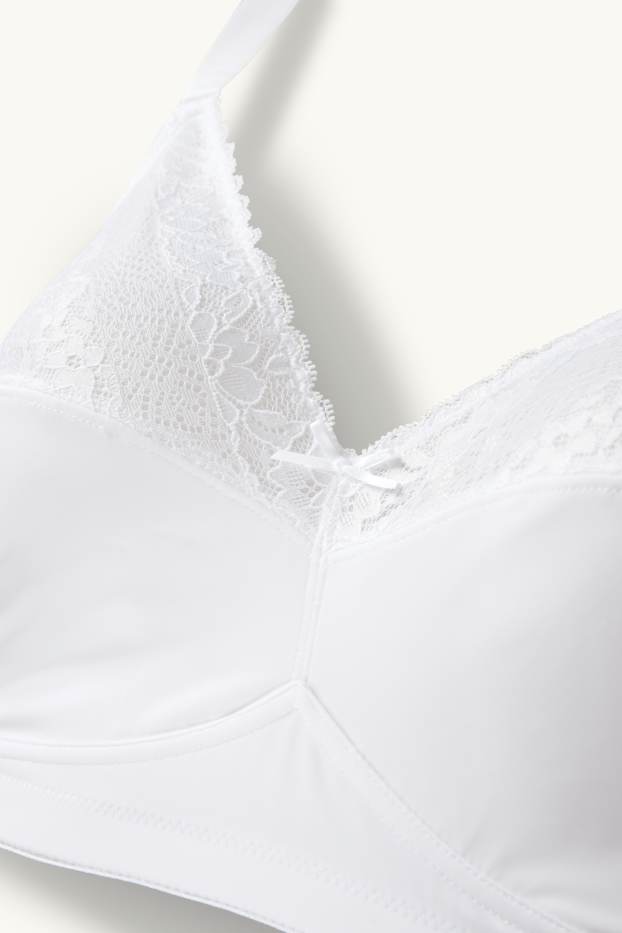 Women - Minimiser non-wired bra - white