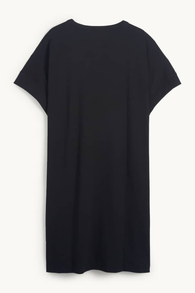 Donna - Vestito a t-shirt - nero