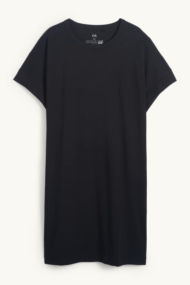 Donna - Vestito a t-shirt - nero