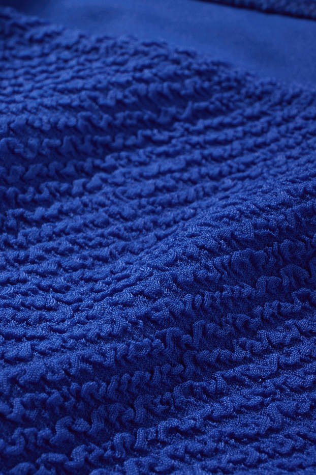 Dona - Calces de biquini - mid waist - LYCRA® XTRA LIFE™ texturades - blau