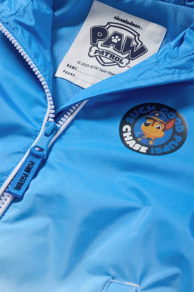 Nen - La Patrulla Peluda - Chase - jaqueta amb caputxa - estampada - blau