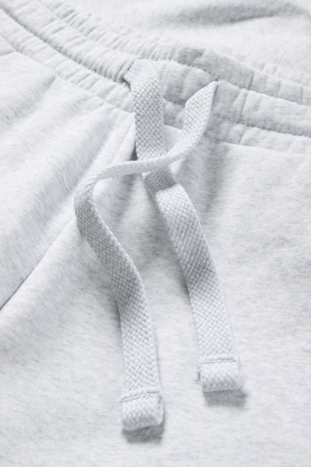 Mujer - Pantalón de deporte básico - gris claro jaspeado