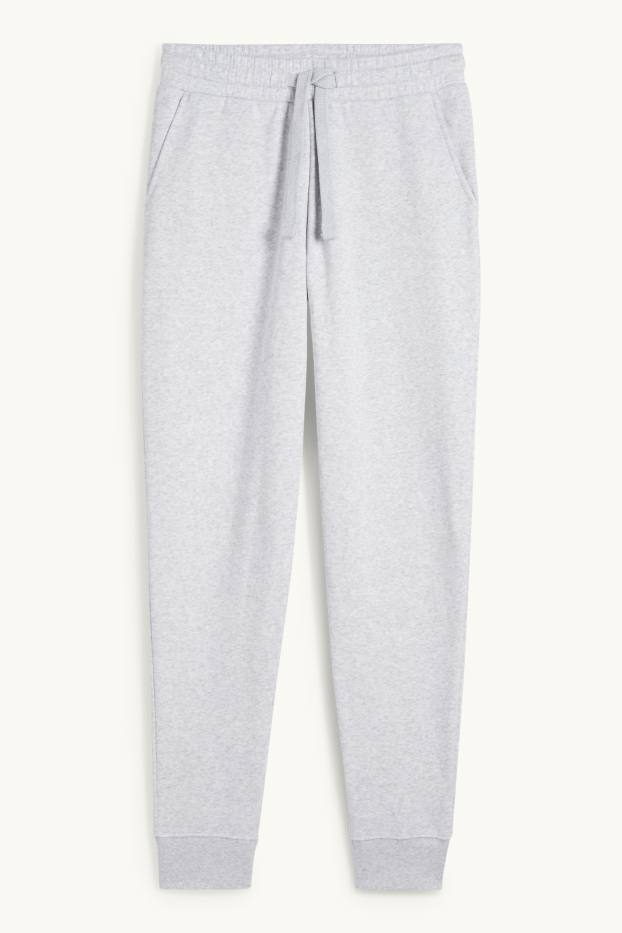 Mujer - Pantalón de deporte básico - gris claro jaspeado
