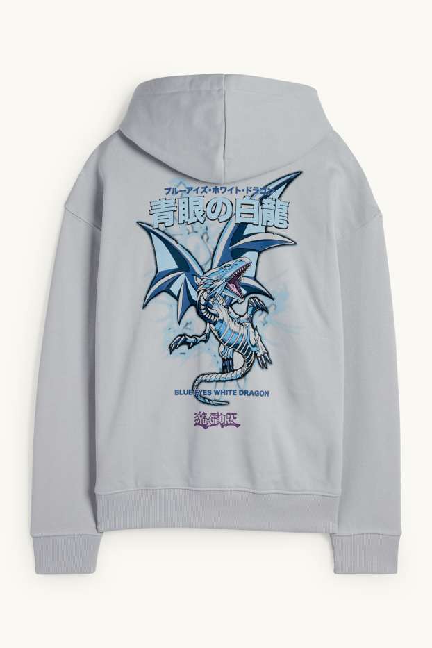 Niños - Yu-Gi-Oh! - sudadera con capucha - gris claro