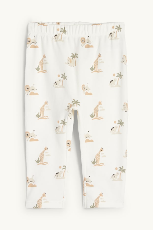 Baby Jungen - Safari - Baby-Pyjama - 2 teilig - hellgrün