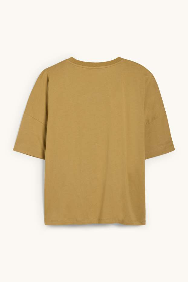Dames - T-shirt - regular fit  - groen