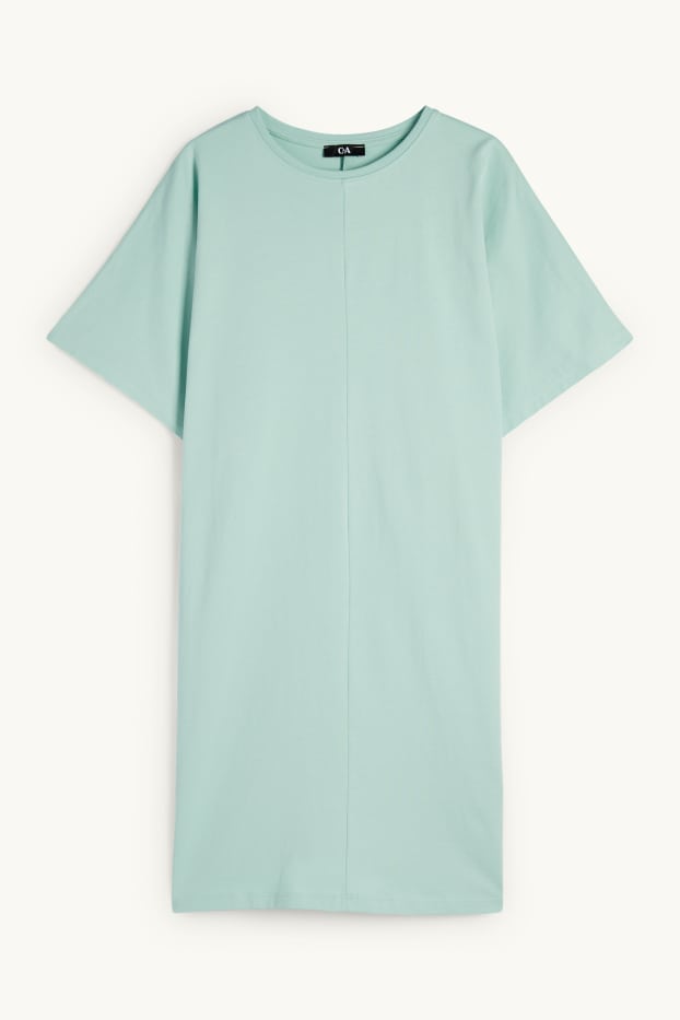 Dona - Vestit estil samarreta - verd clar