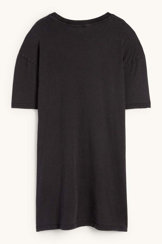 Donna - Vestito a t-shirt - nero