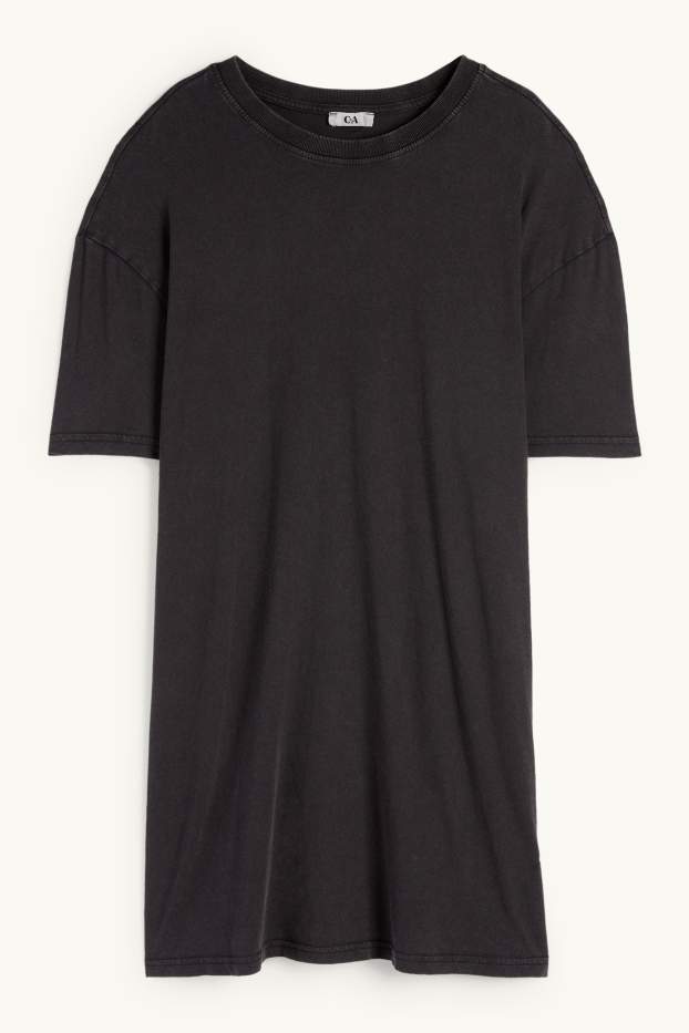 Donna - Vestito a t-shirt - nero