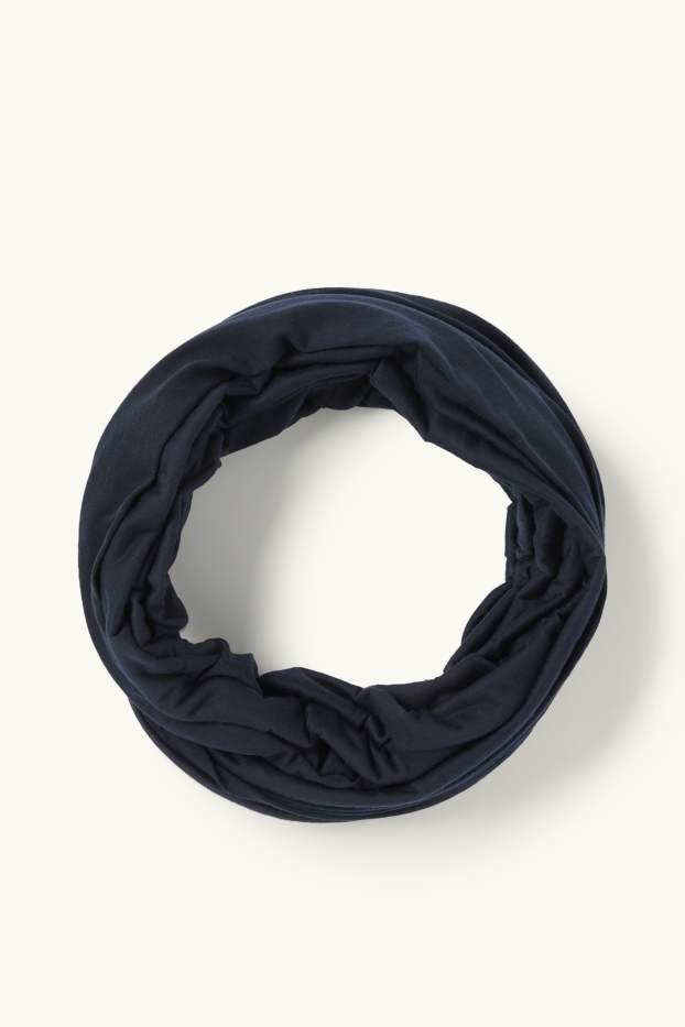 Damen - Loop Schal - dunkelblau