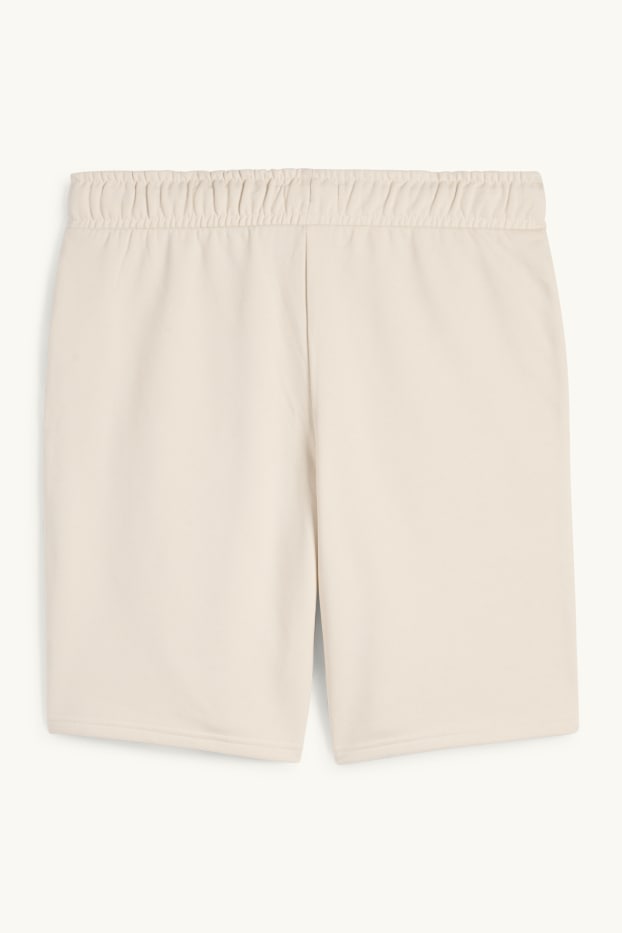 Home - Pantalons curts de xandall - beix clar