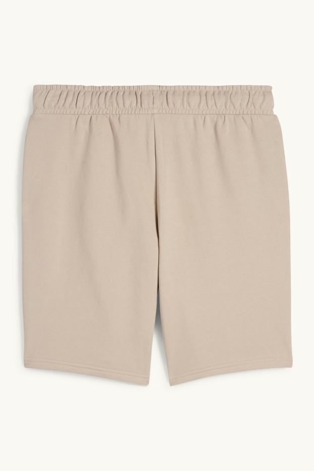 Herren - Sweatshorts - hellbeige