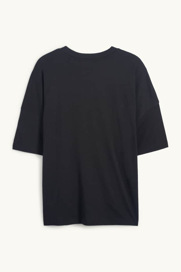 Women - T-shirt - regular fit - black