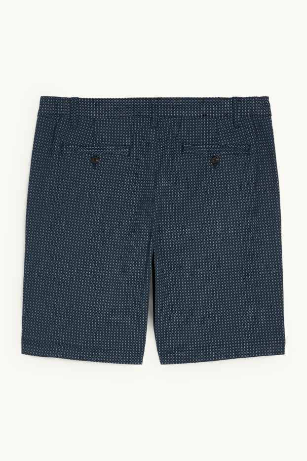 Uomo - Shorts - Flex - stampa minimal - blu scuro