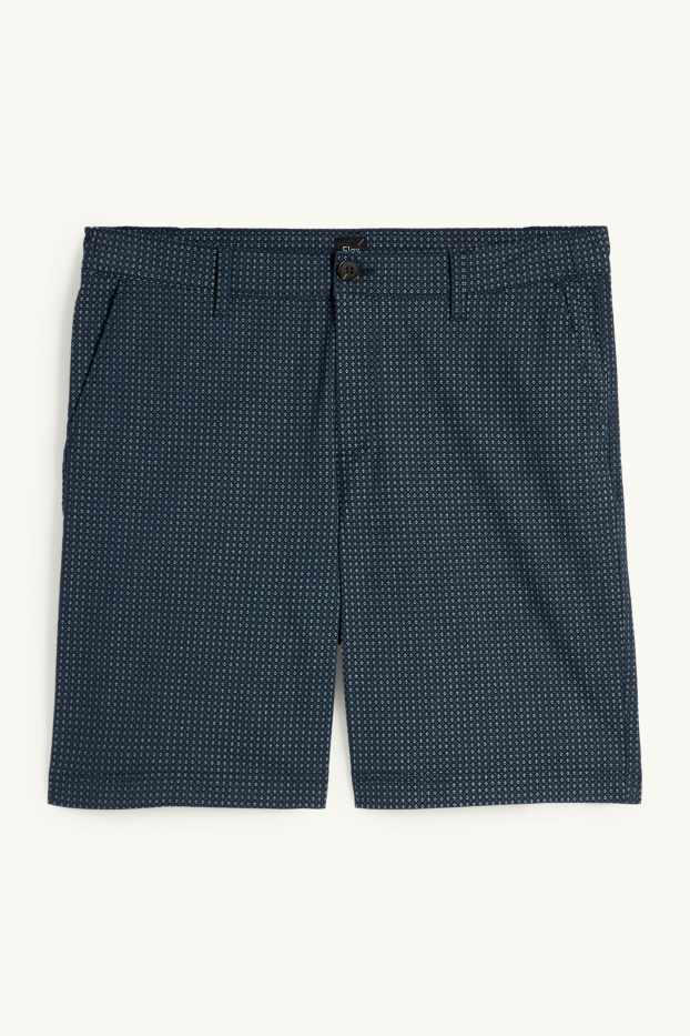 Uomo - Shorts - Flex - stampa minimal - blu scuro