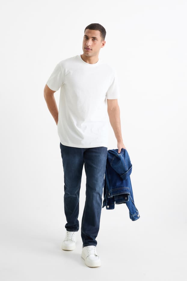 Bărbați - Slim jeans - LYCRA® - denim-albastru închis