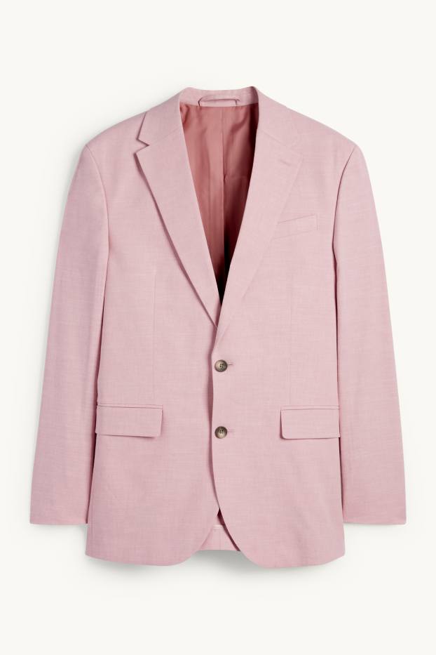 Home - Americana amb component de lli - regular fit - Flex - rosa