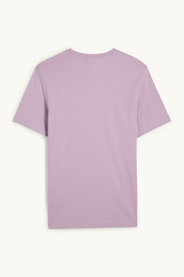 Herren - T-Shirt - Regular Fit - hellviolett