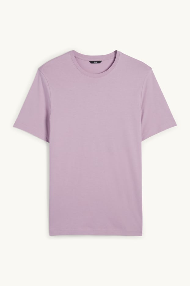 Herren - T-Shirt - Regular Fit - hellviolett