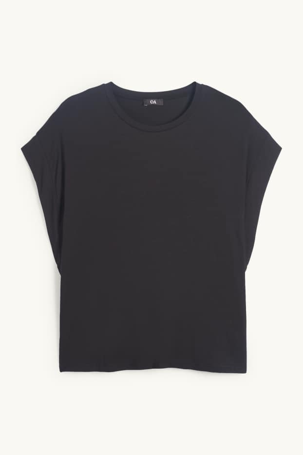 Damen - T-Shirt - schwarz