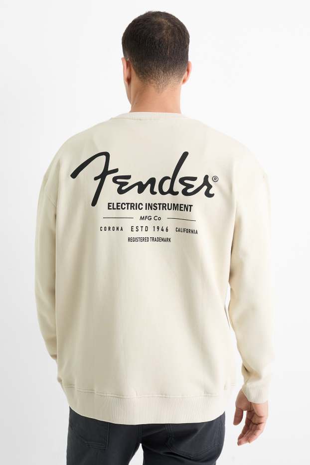 Men - Sweatshirt - Fender - light beige