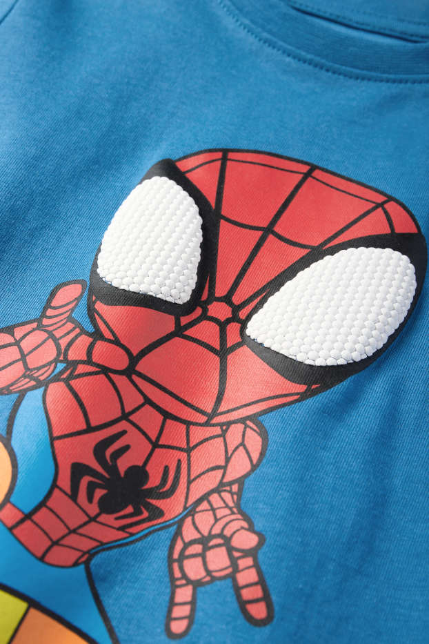 Nen - Spidey i els seus superamics - samarreta de màniga curta - blau