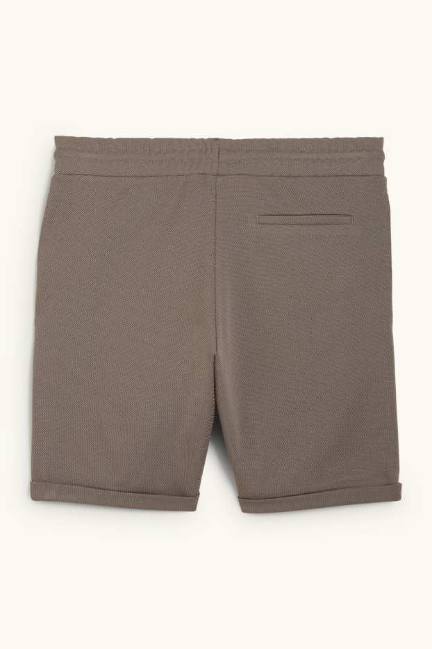 Hommes - Short - marron foncé