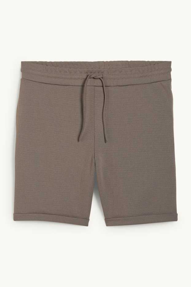 Hommes - Short - marron foncé