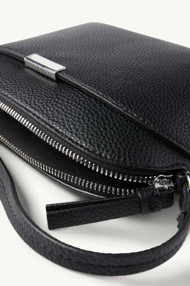 Dames - Schoudertas - imitatieleer - zwart