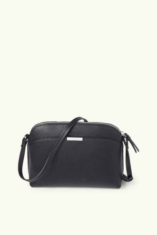 Dames - Schoudertas - imitatieleer - zwart