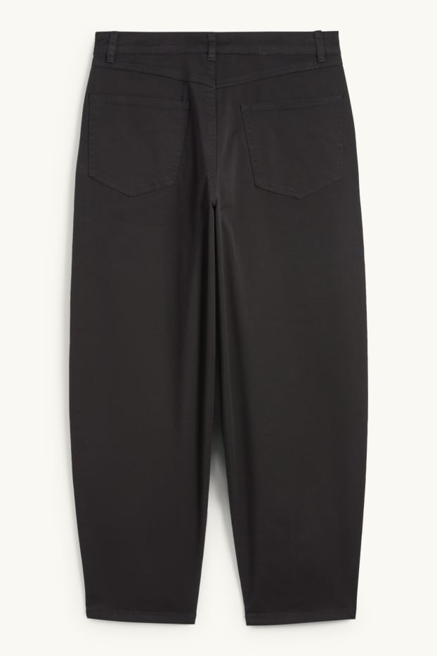 Femmes - Barrel jean - high waist - noir