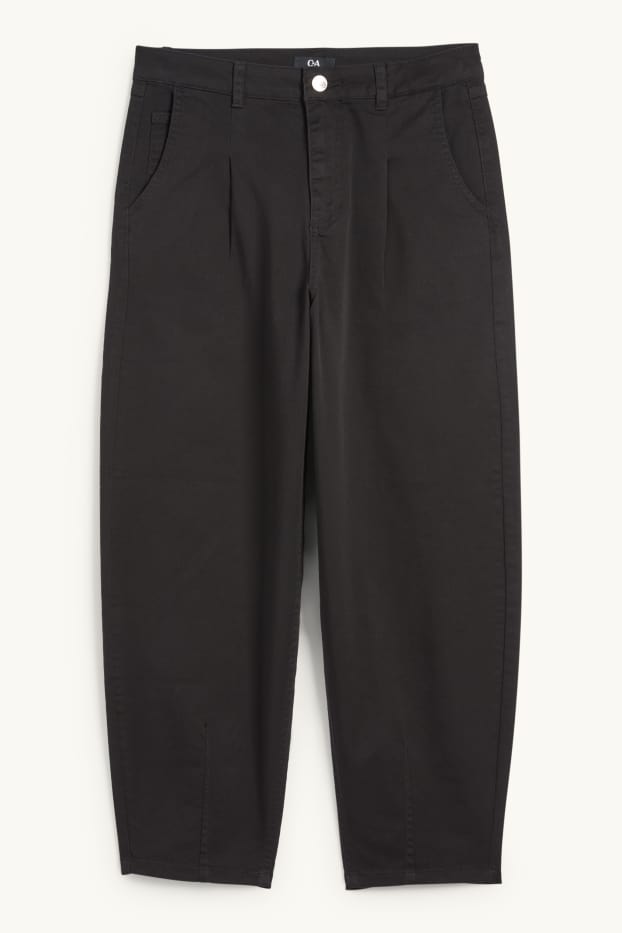 Femmes - Barrel jean - high waist - noir