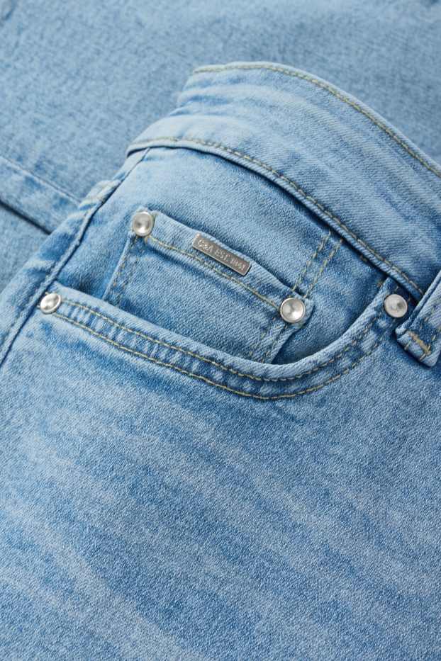 Dona - Slim Jeans - mid waist - texà blau clar