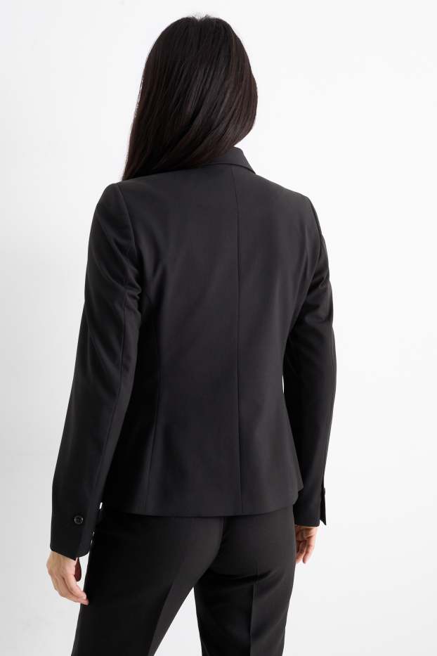 Femei - Blazer office - cambrat - negru