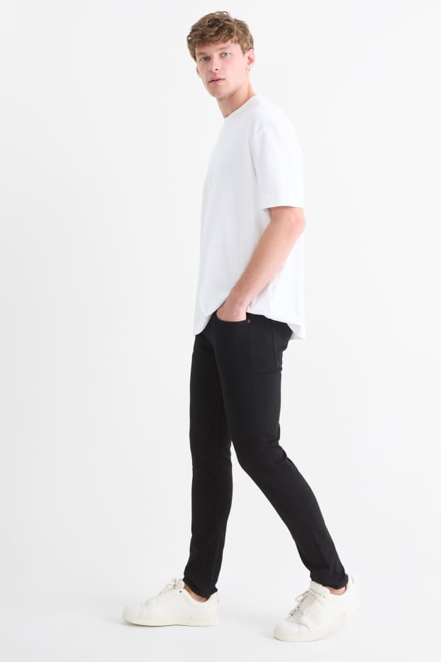 Mężczyźni - Skinny jeans - LYCRA® - czarny
