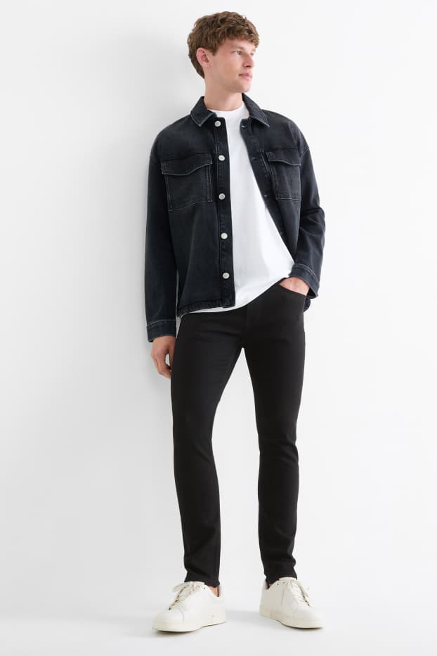Mężczyźni - Skinny jeans - LYCRA® - czarny