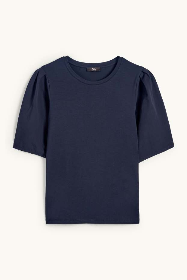 Women - T-shirt - regular fit - dark blue
