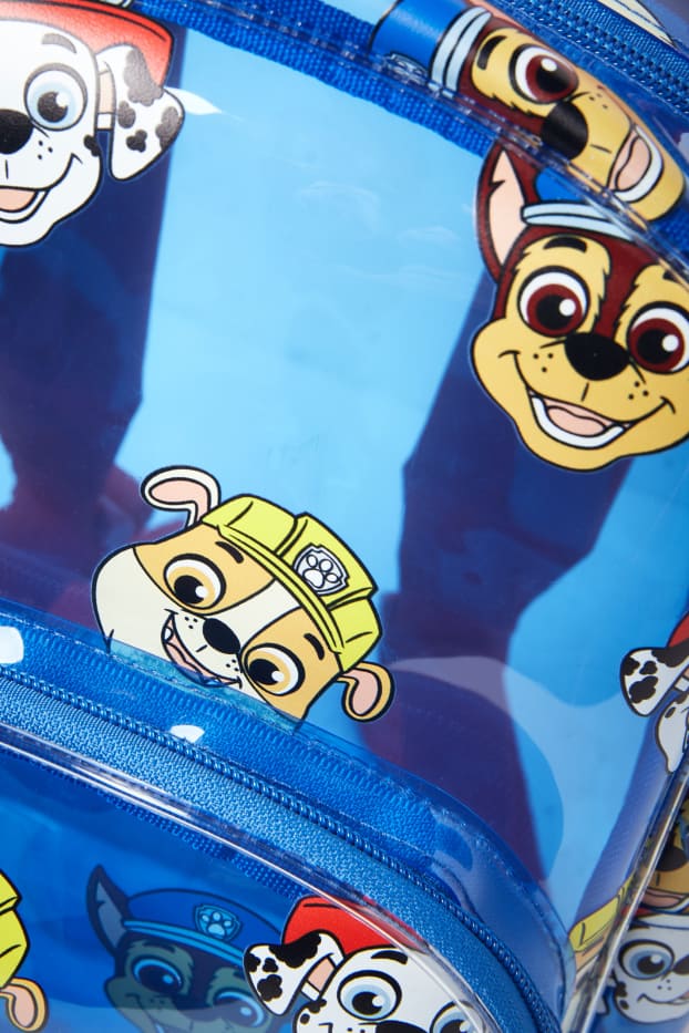 Enfants garçons - La Pat’ Patrouille - Chase, Marcus, Ruben - sac à dos - bleu clair